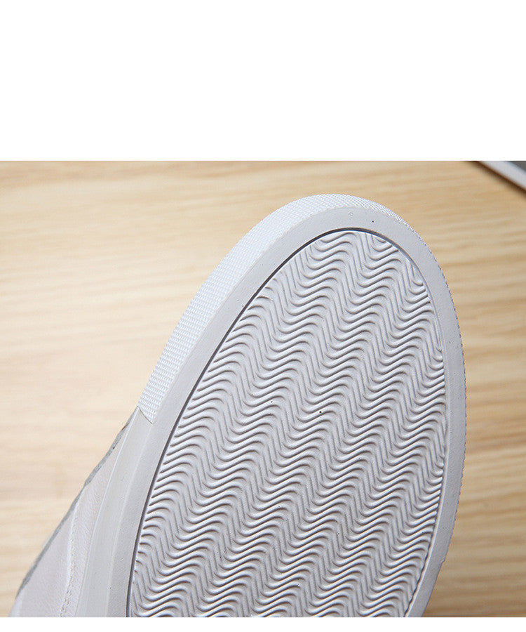 Premium White Leather Sneakers for Men