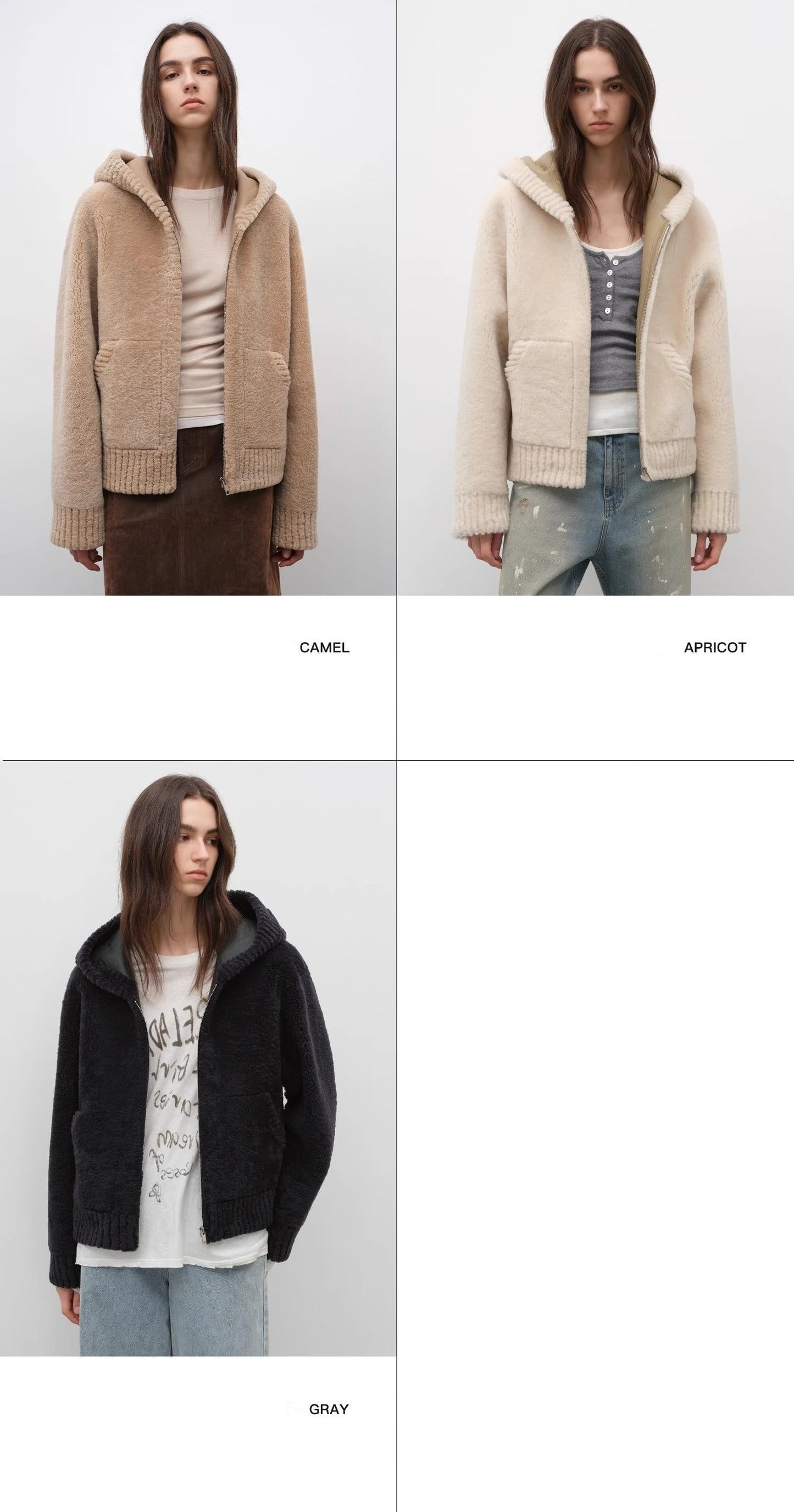 Bad Boy Hooded Merino Sheepskin Jacket