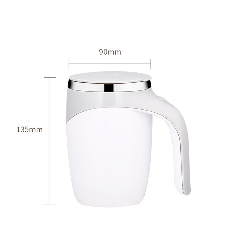 Rechargeable Electric Self-Stirring Coffee Cup – Magnetic Mixer for Coffee, Milkshakes & More