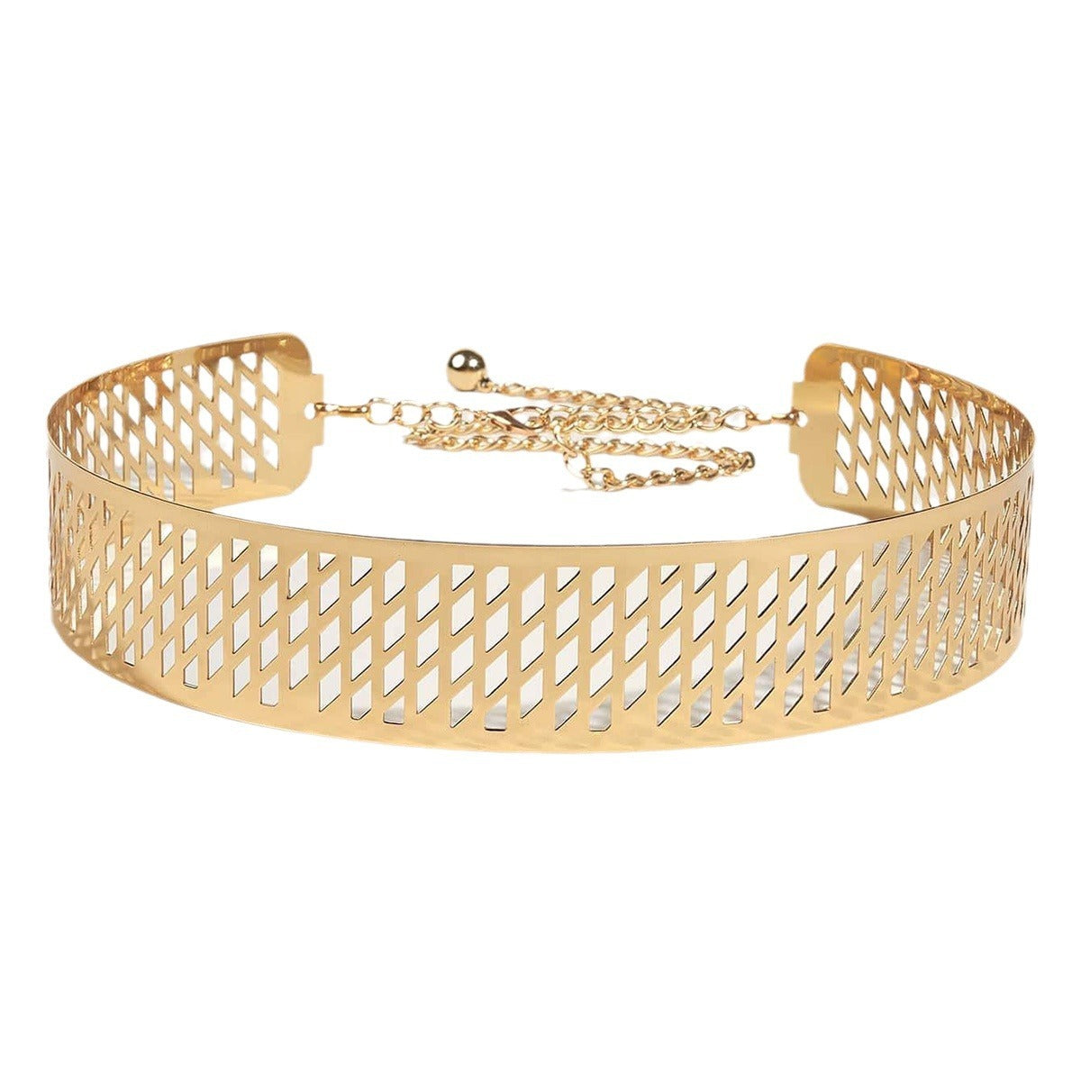 Iron Waist Seal Golden Lantern Head Punching Net Flower Iron Waist Ring