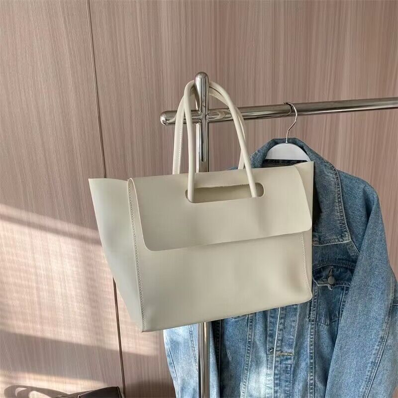 Fashion Women Shoulder Bags – Large Capacity, Retro Tote, Solid Color, High-Quality Handbag
