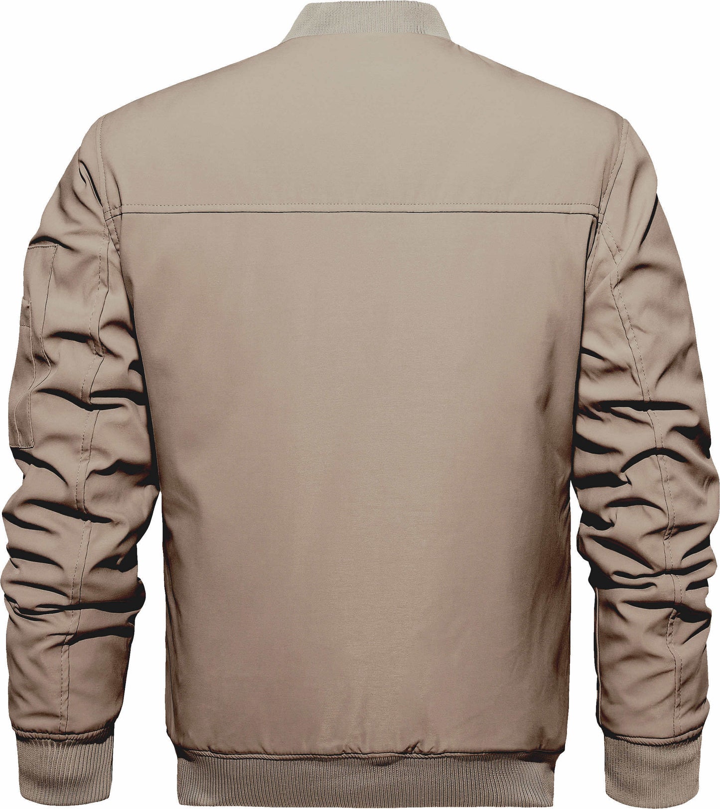 Men’s Winter Bomber Jacket – Thickened, Windproof, Ribbed Cuffs