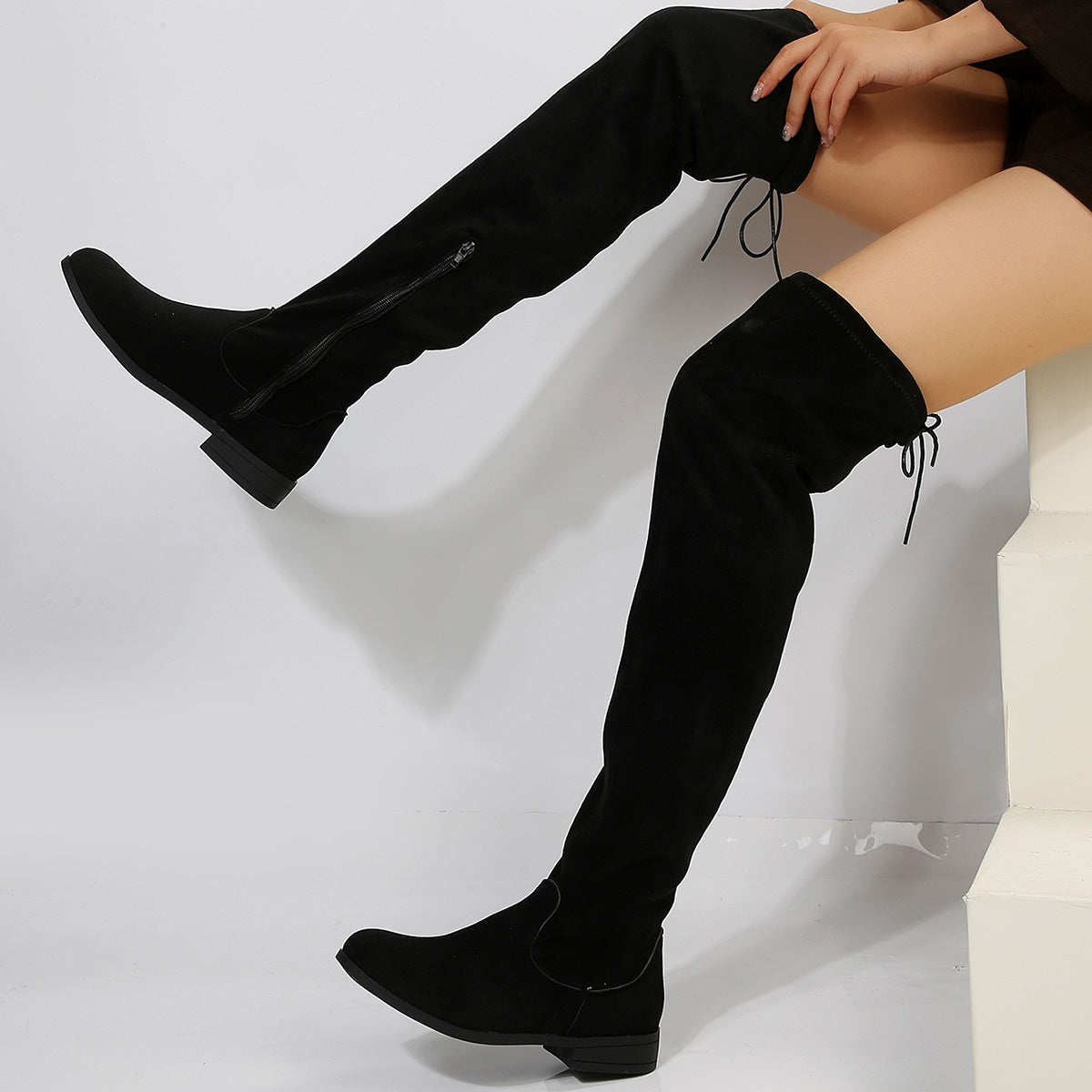 Women's Plus Size Over-the-Knee Martin Boots – High Top Style