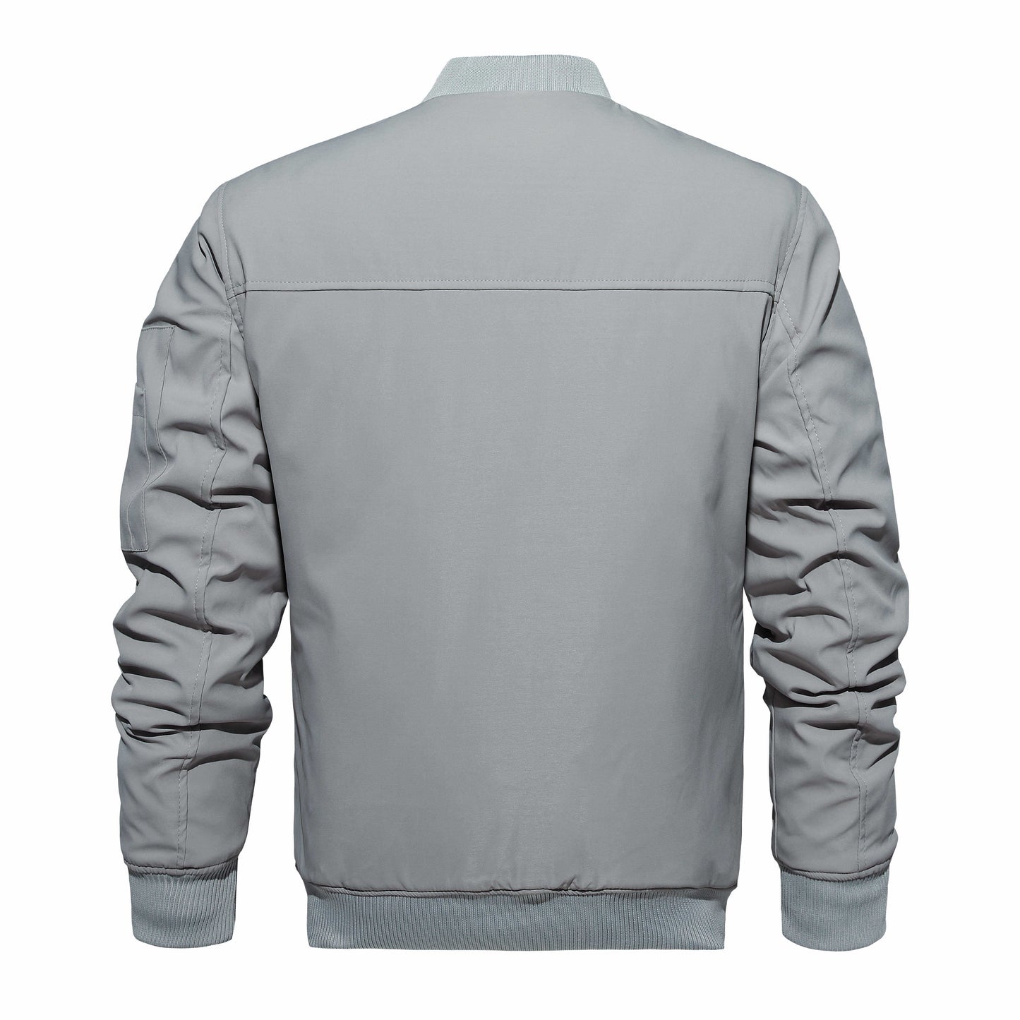 Men’s Winter Bomber Jacket – Thickened, Windproof, Ribbed Cuffs