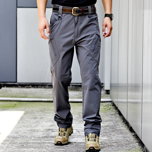 Men's Camouflage Outdoor Stretch Wear-resistant Loose Trousers