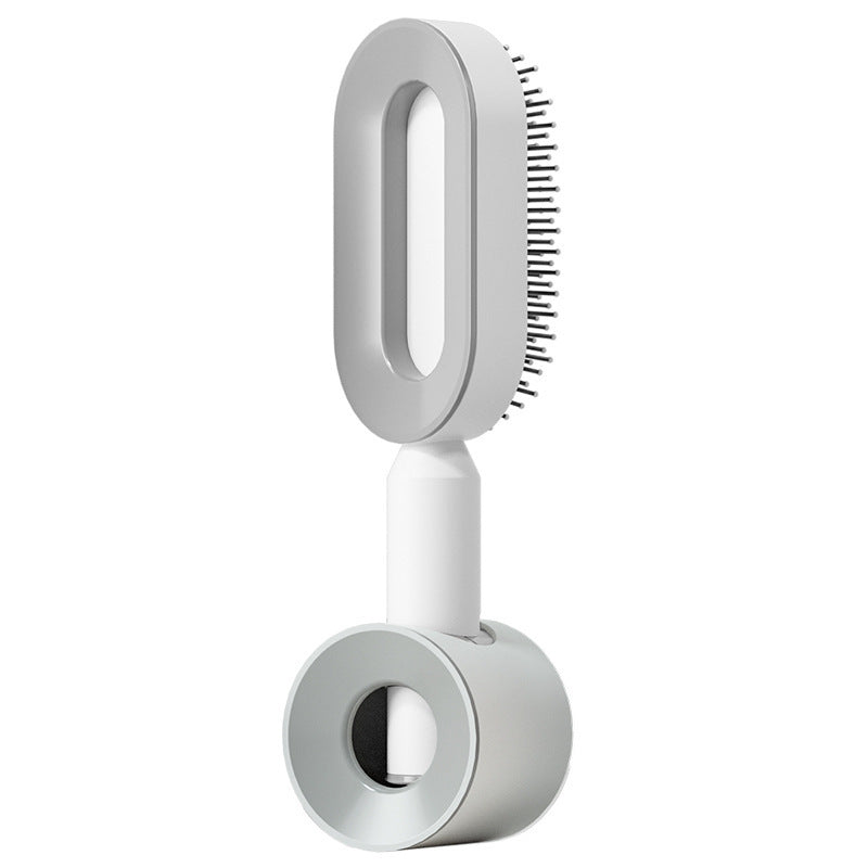 Self-Cleaning Hair Brush – One-Key Cleaning, Anti-Static Scalp Massage Comb for Women