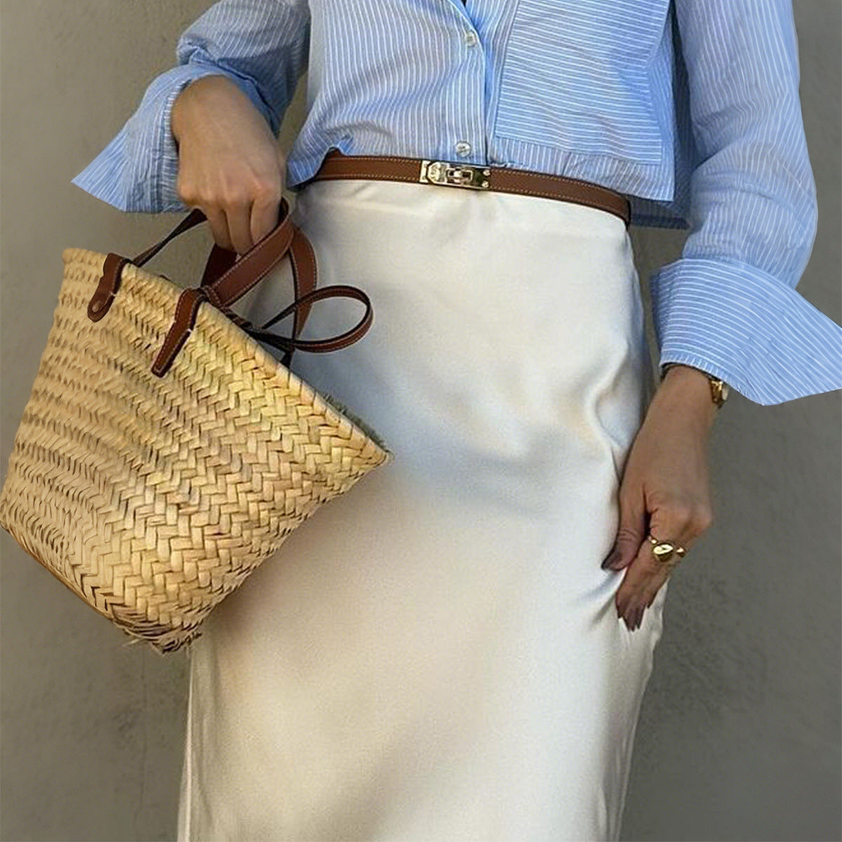 Solid Color Sheath Skirt – Elegant & Versatile Women’s Fashion