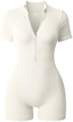 One-Piece Quick-Dry Yoga Bodysuit for Women – Hip-Lifting Fitness Shorts