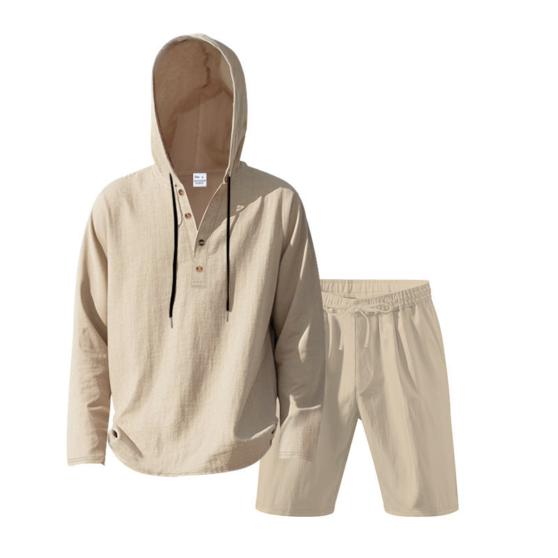 Men’s Summer Linen Casual Set