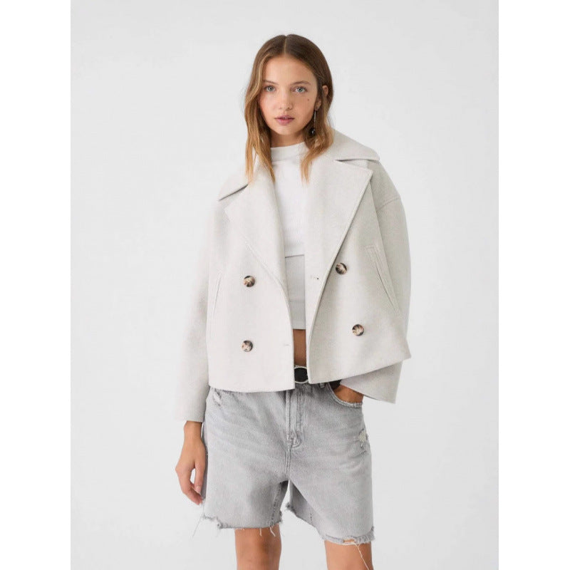 Solid Color Urban Jacket – Women’s Casual Street Style