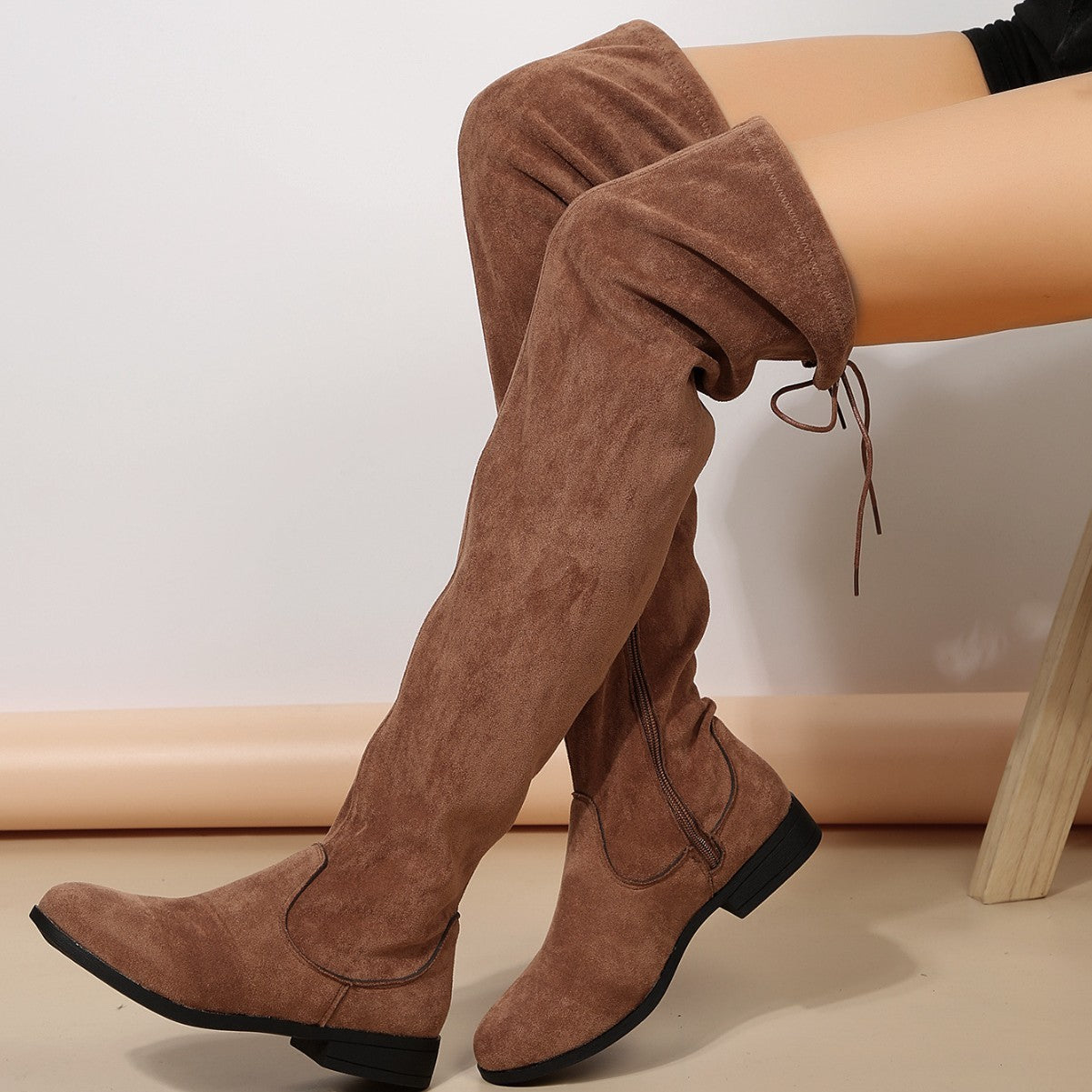 Women's Plus Size Over-the-Knee Martin Boots – High Top Style