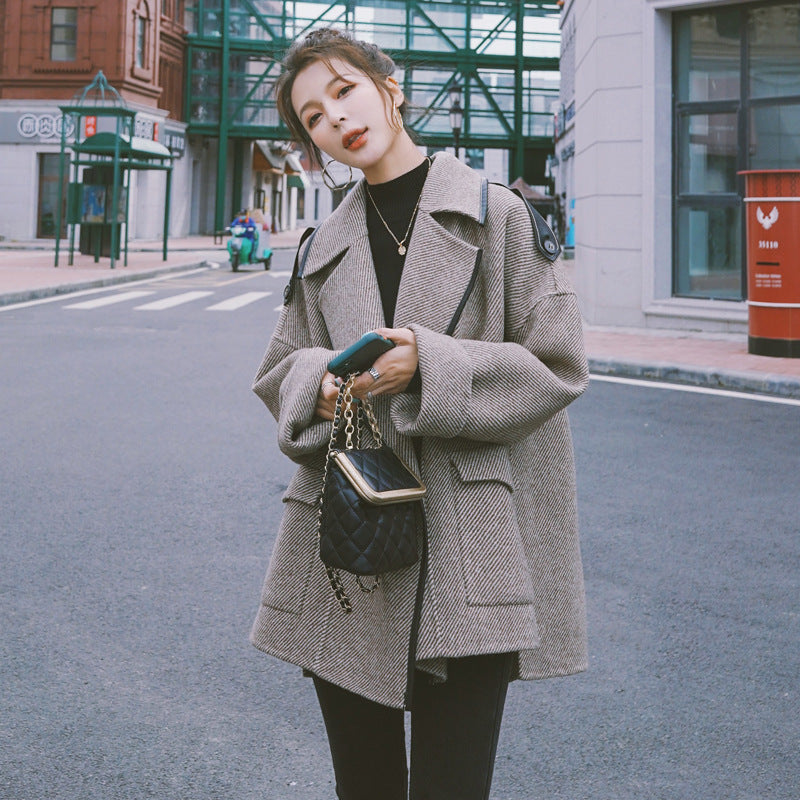 Loose-Fit Thick Leisure Coat – Cozy & Warm