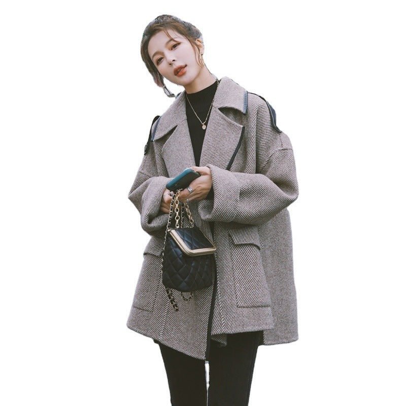 Loose-Fit Thick Leisure Coat – Cozy & Warm