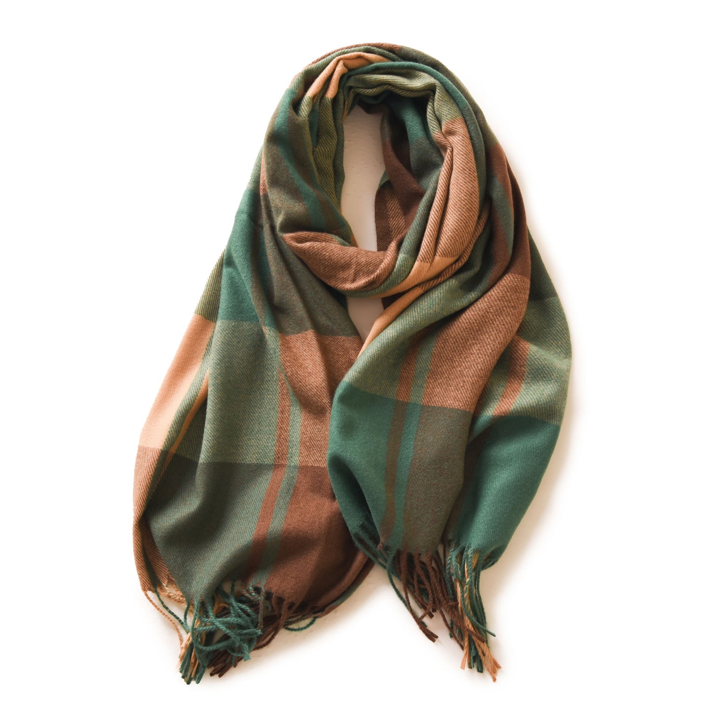 Thick Warm Tassel Artificial Cashmere Scarf