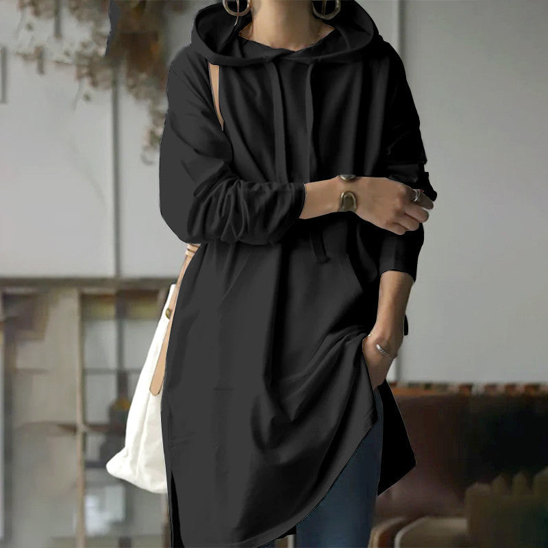 Women’s Street Style Cotton Hoodie Loose Fit