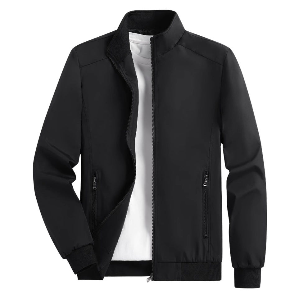 Executive Spring & Autumn Casual Men's Jacket – Plus Size