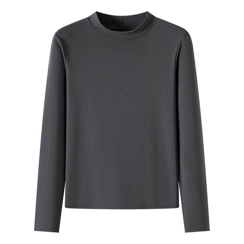 Half Turtleneck Bottoming Shirt – Women’s Autumn & Winter Western Style