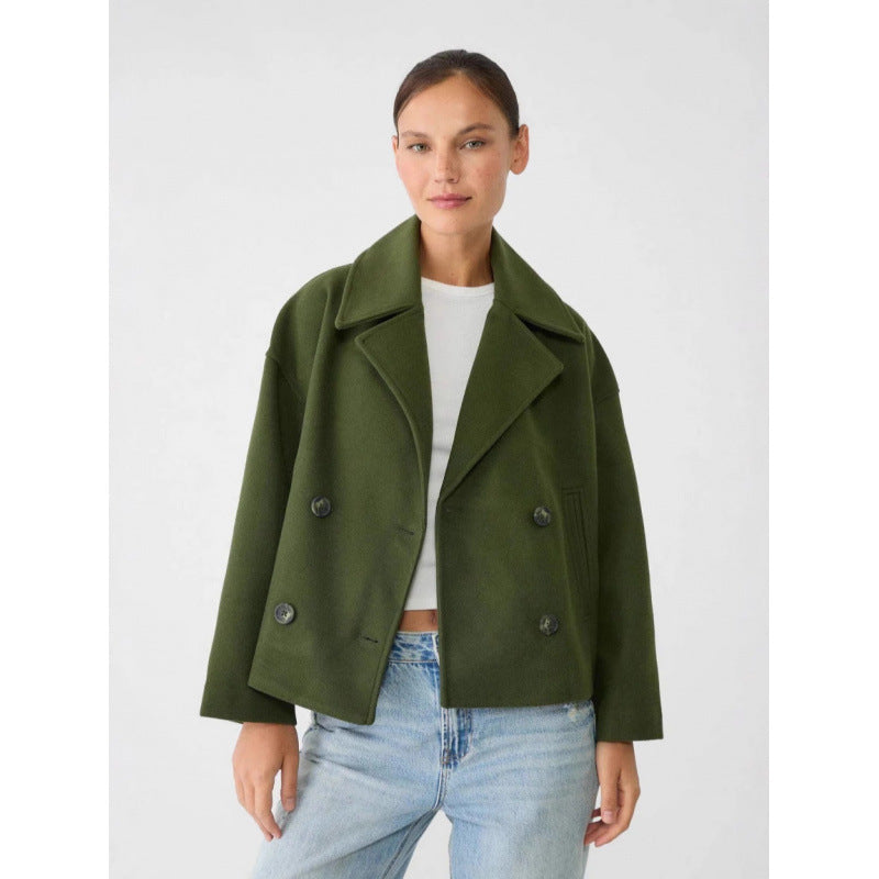 Solid Color Urban Jacket – Women’s Casual Street Style