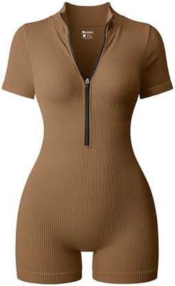 One-Piece Quick-Dry Yoga Bodysuit for Women – Hip-Lifting Fitness Shorts