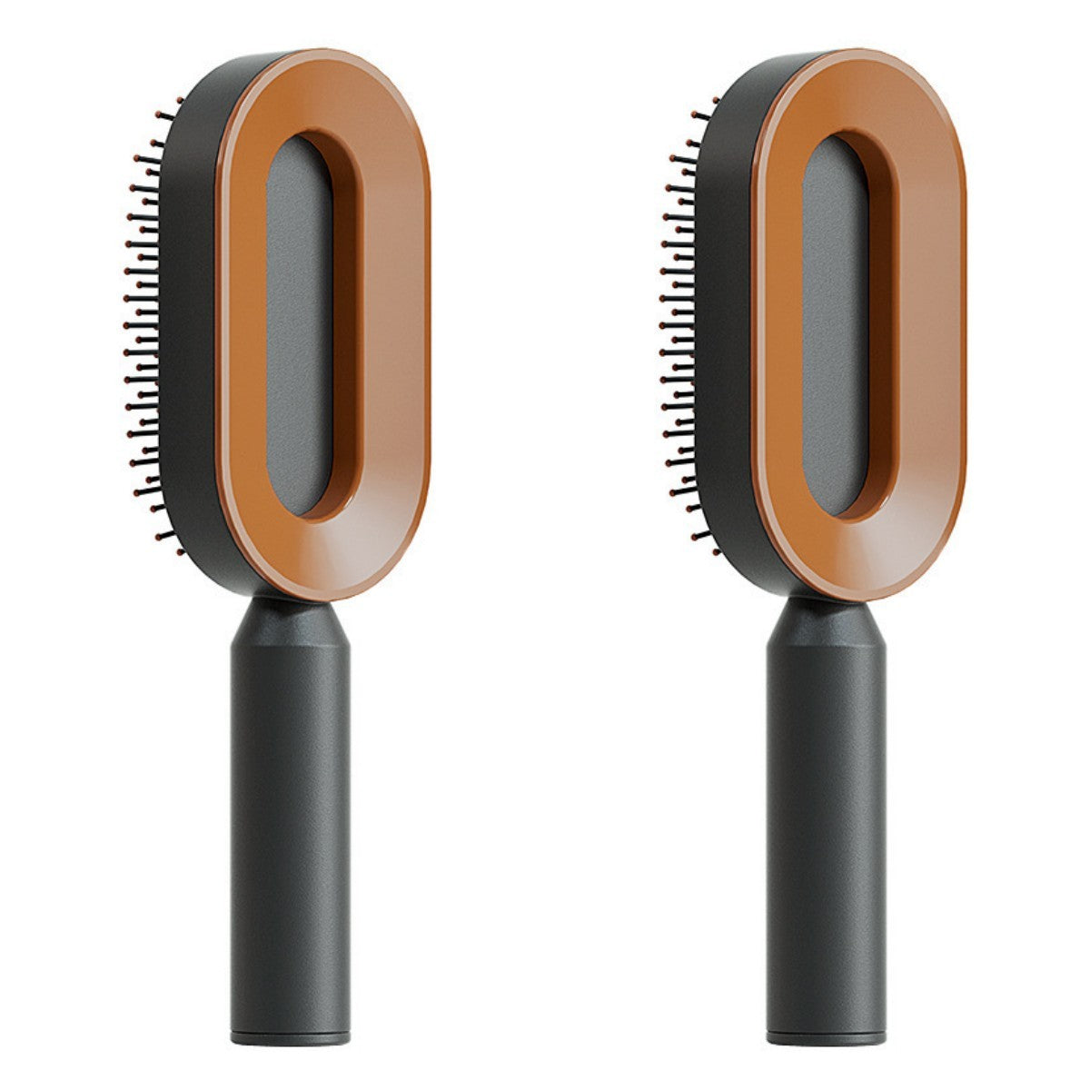 Self-Cleaning Hair Brush – One-Key Cleaning, Anti-Static Scalp Massage Comb for Women