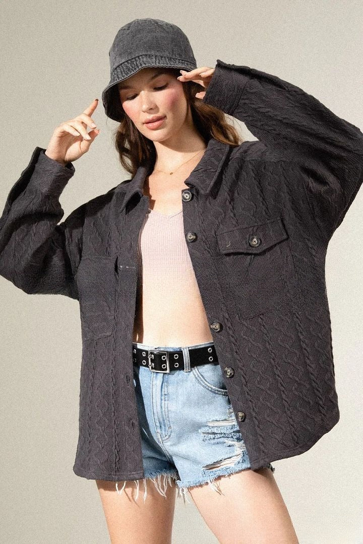 Temperament Commuting Coat – Loose Fit Women’s Jacket