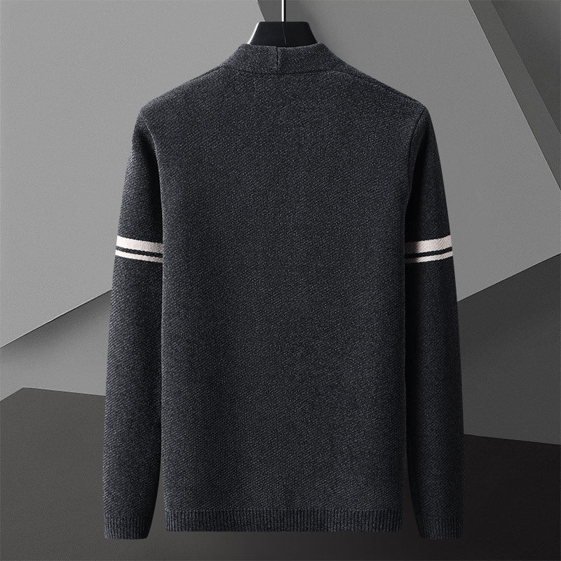 Autumn Cardigan Sweater – Men’s Long Sleeve Sweater Coat