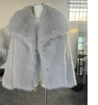 Winter Plush Coat – Warm Thicken Fluffy Lapel Jacket