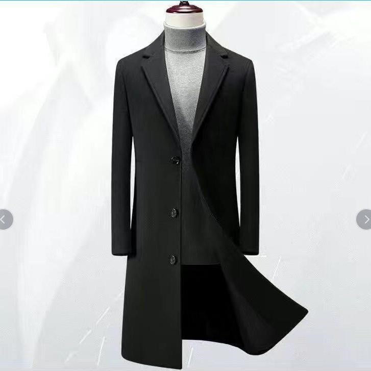 Men’s Business Korean Slim Fit Trench Coat
