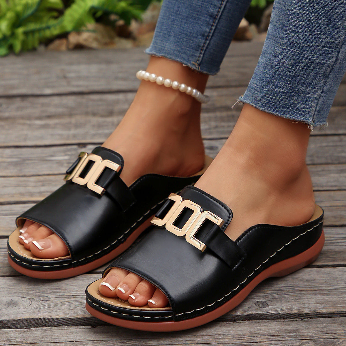 Women Footwear, Summer Shoes, Platform Sandals, Casual Slides, Outdoor Sandals