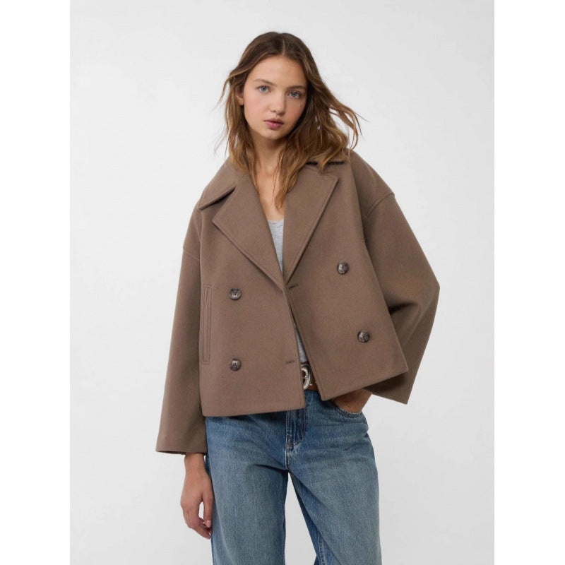 Solid Color Urban Jacket – Women’s Casual Street Style