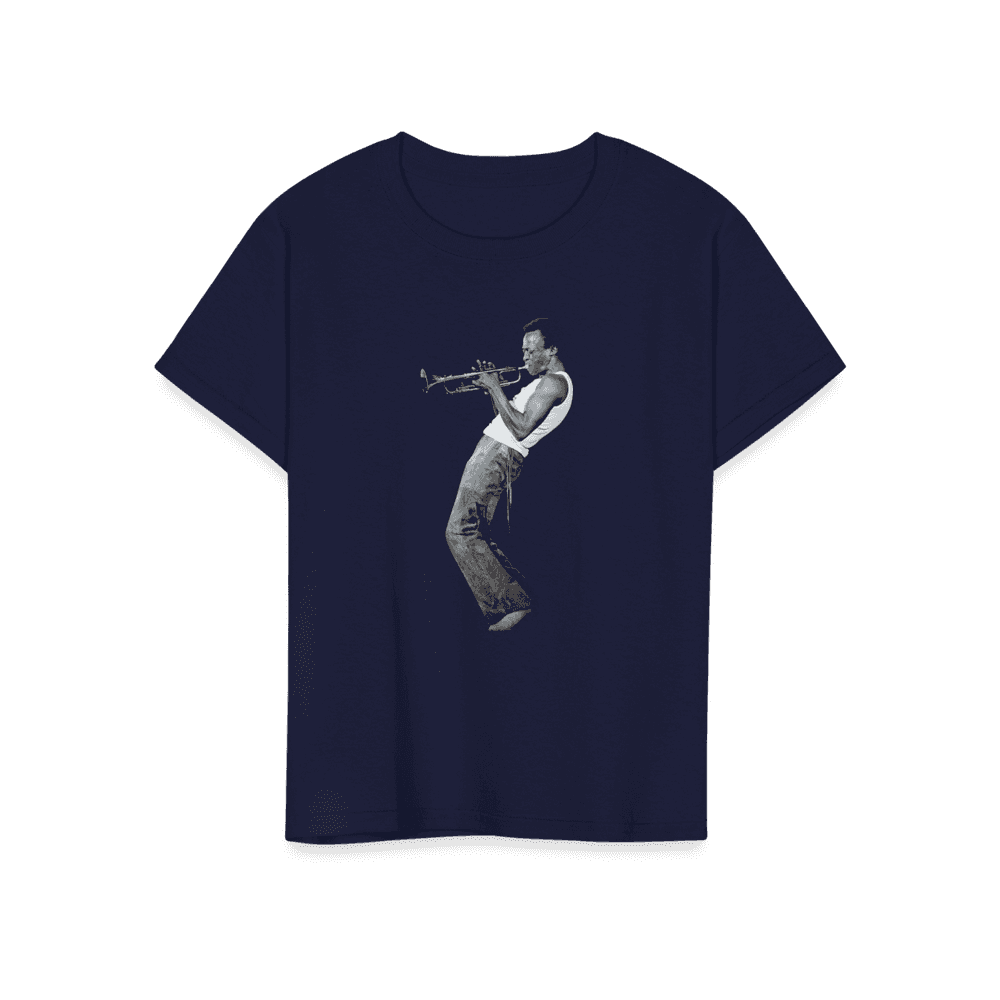 Miles Davis Playing His Trumpet Artwork T-Shirt